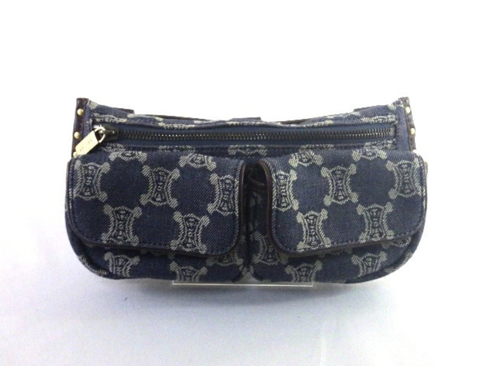 Celine waist bag canvas leather